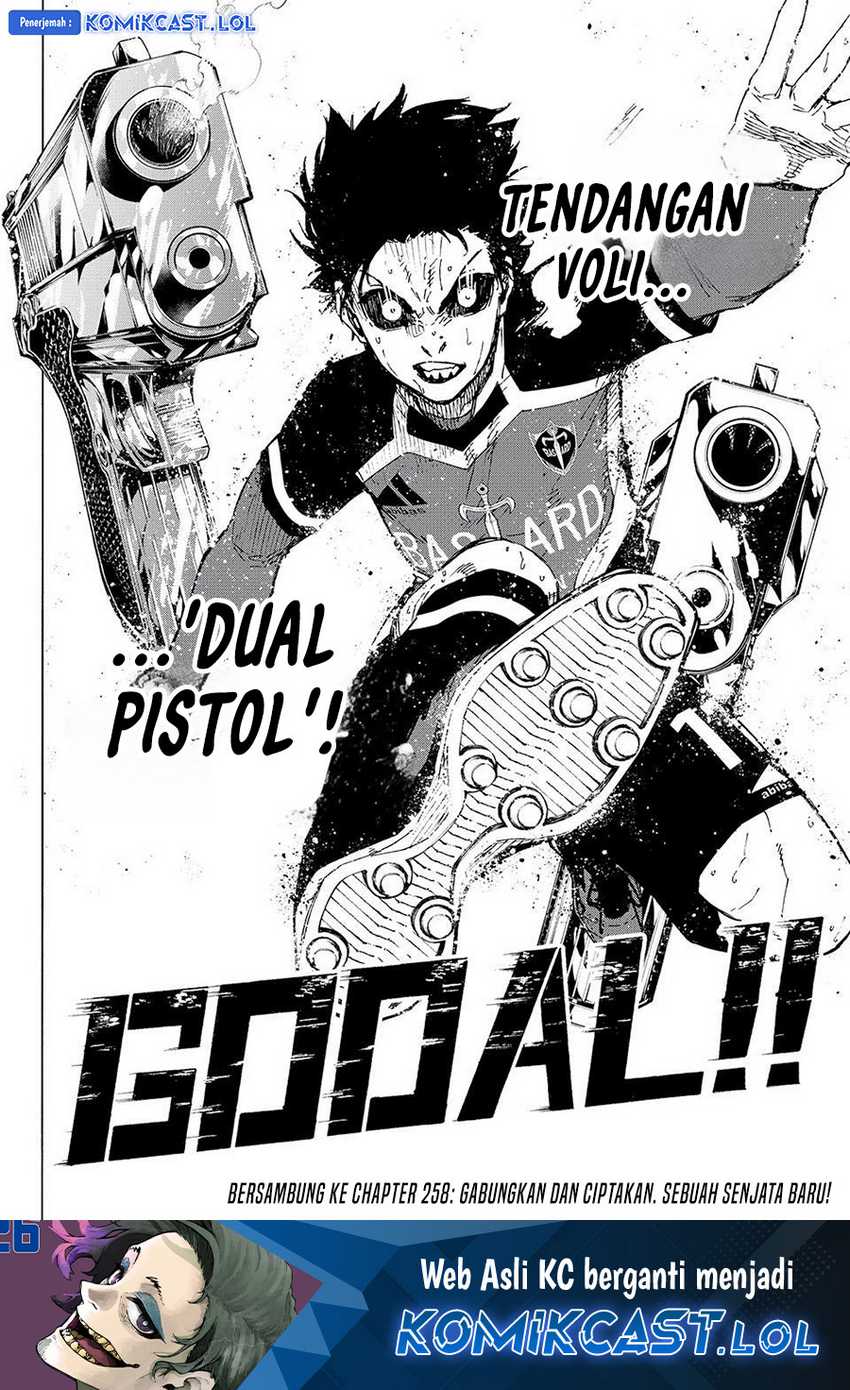 Blue Lock Chapter 257 - halaman 17