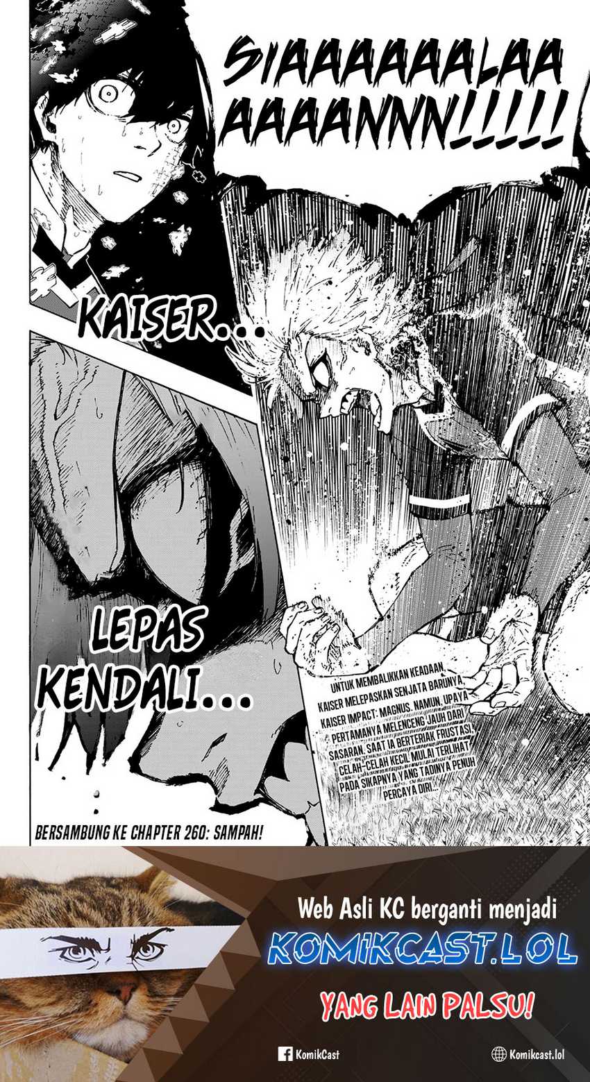 Blue Lock Chapter 259 - halaman 22
