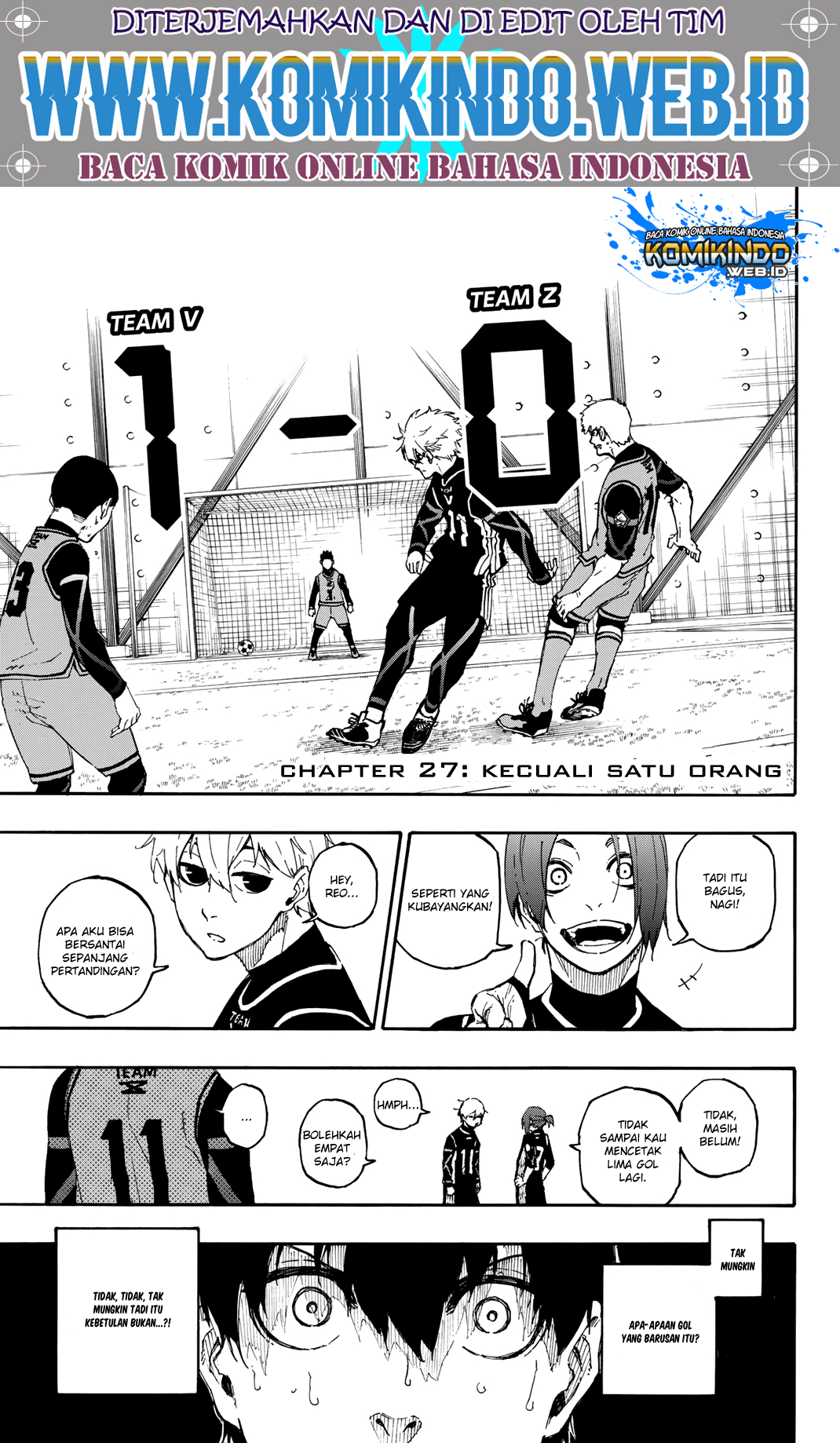 Blue Lock Chapter 27 - halaman 2