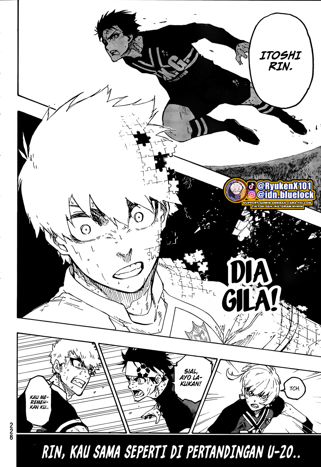 Blue Lock Chapter 273 - halaman 19