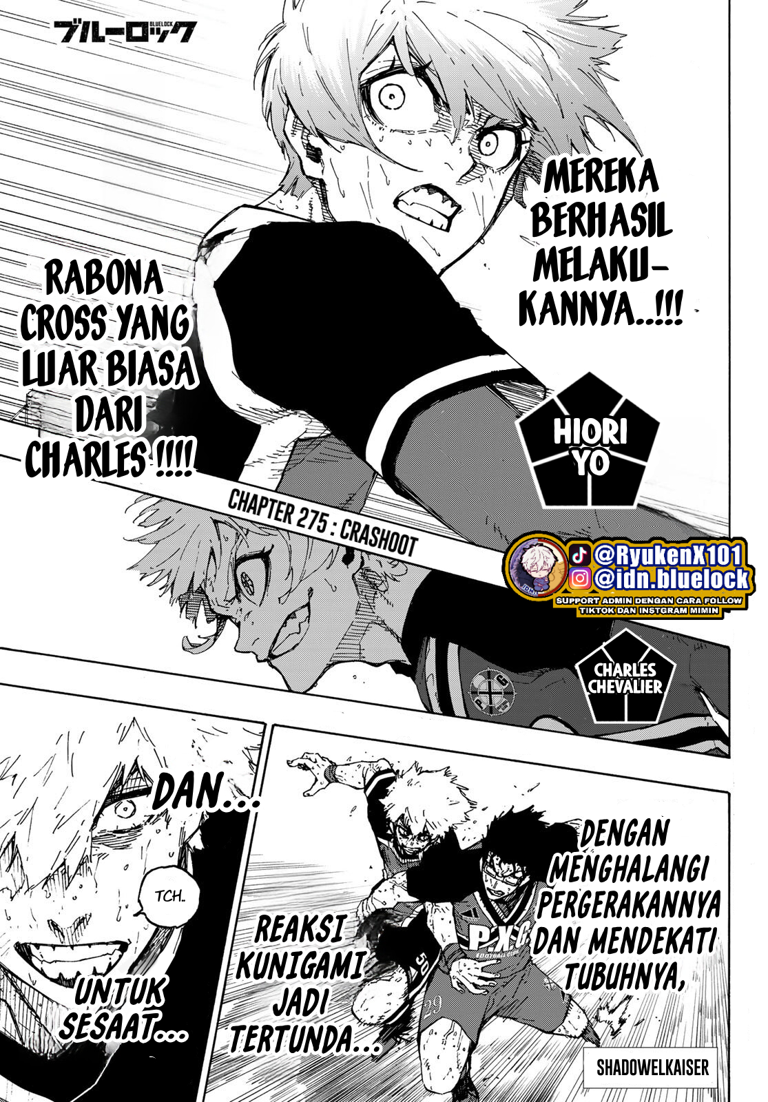 Blue Lock Chapter 275 - halaman 3