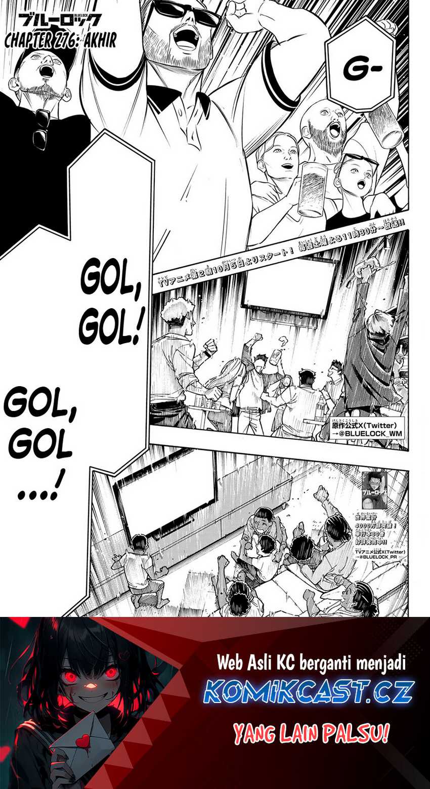 Blue Lock Chapter 276 - halaman 2