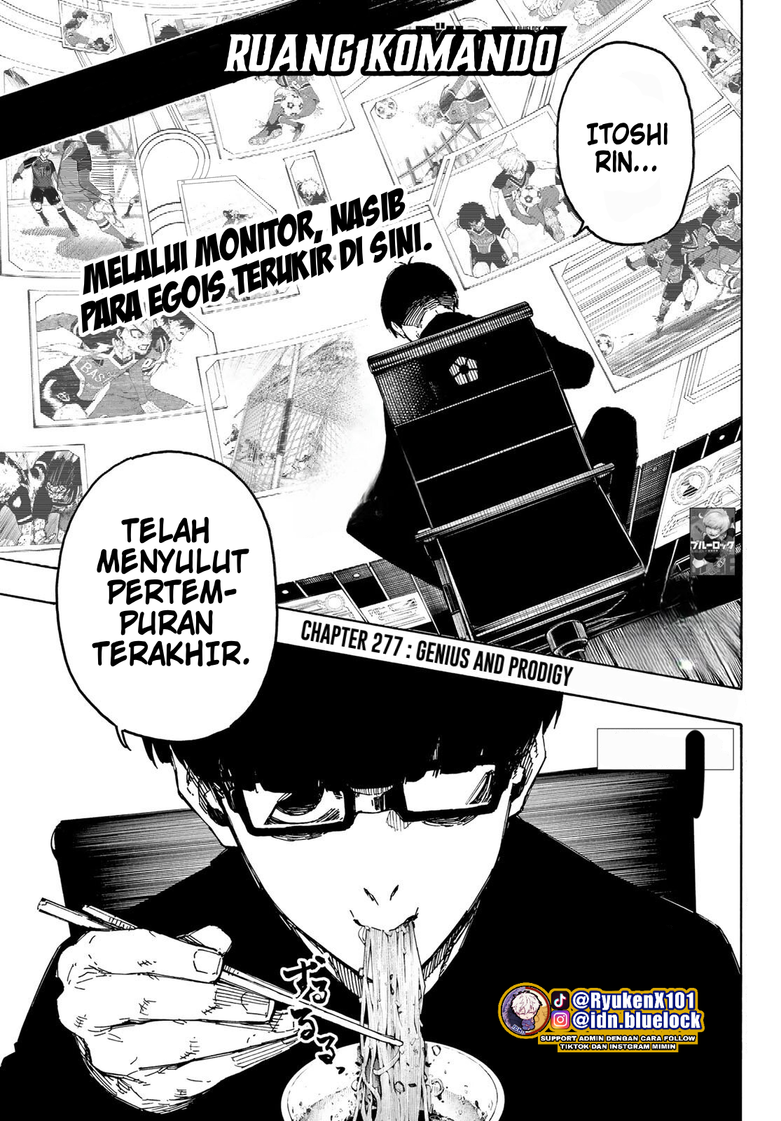 Blue Lock Chapter 277 - halaman 3