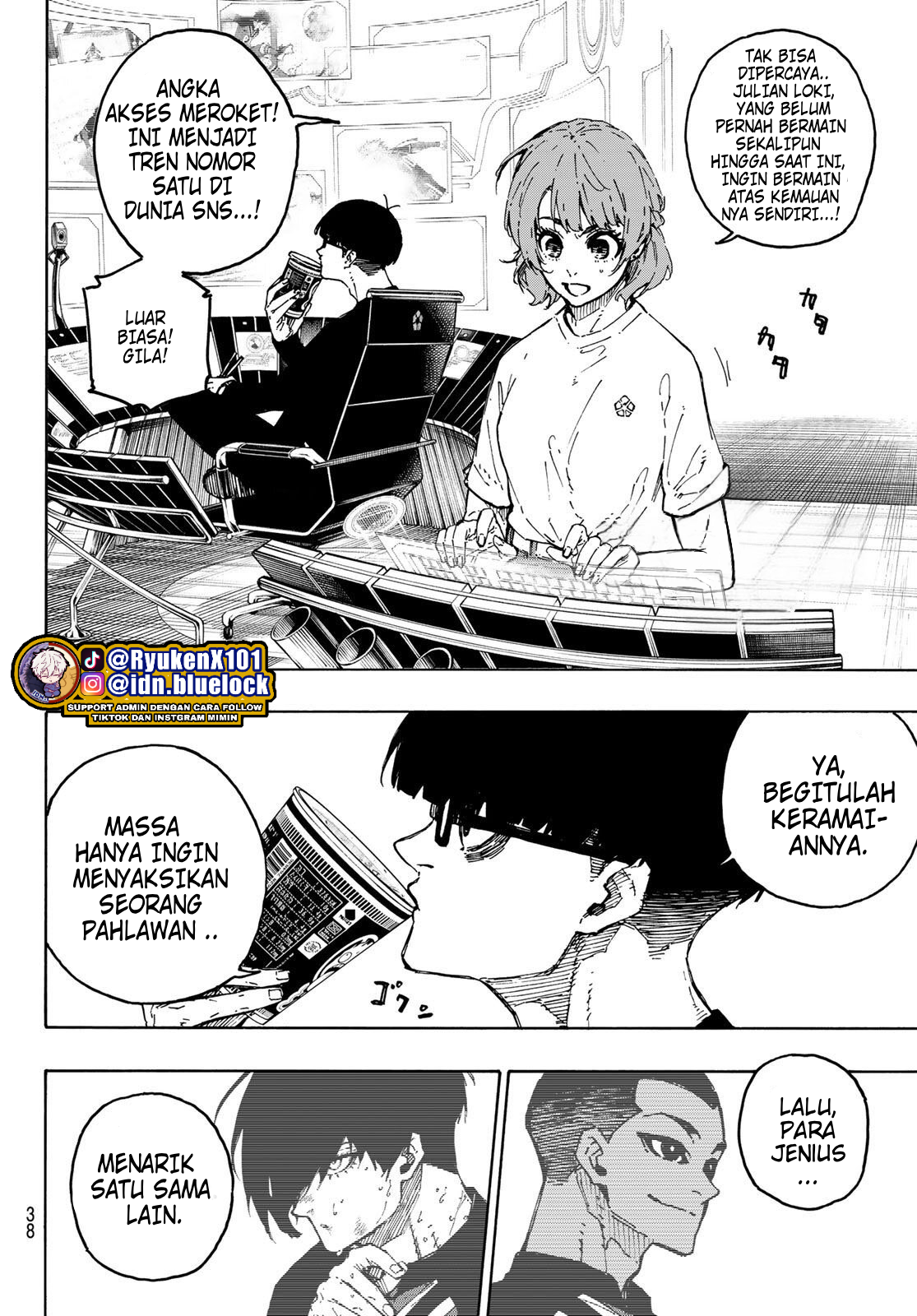 Blue Lock Chapter 277 - halaman 4