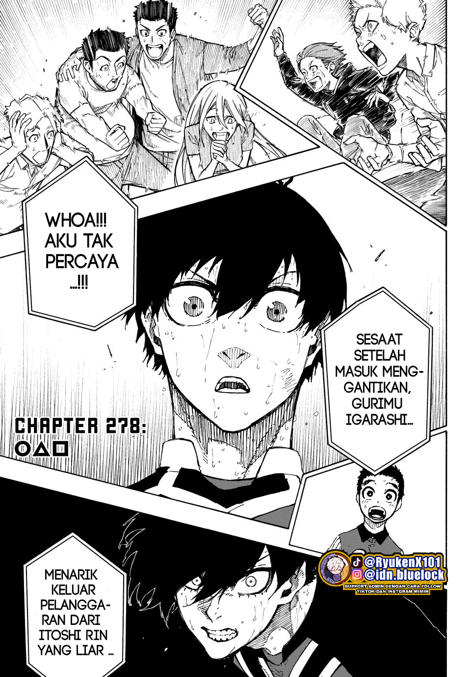 Blue Lock Chapter 278 - halaman 4