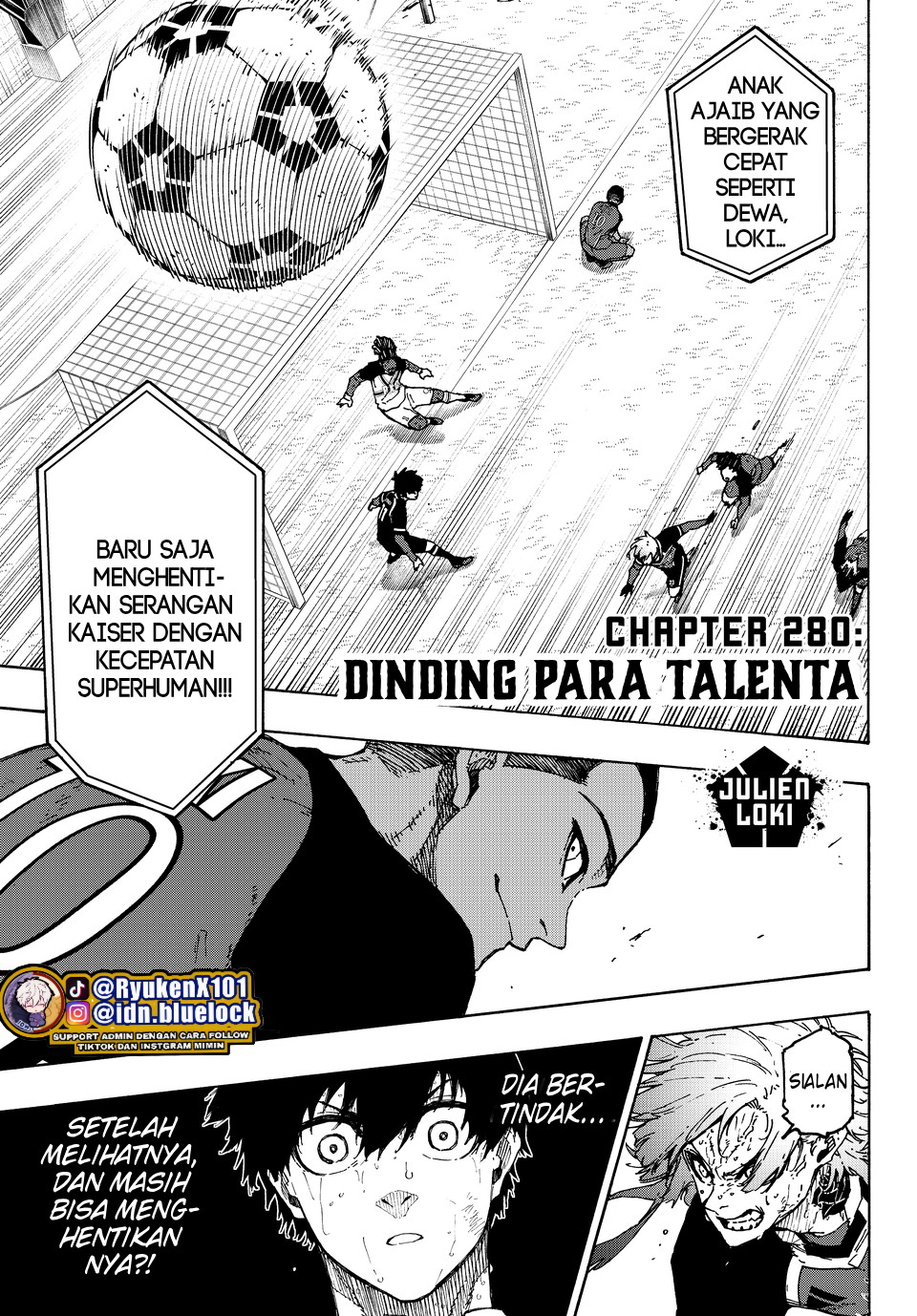 Blue Lock Chapter 280 - halaman 1