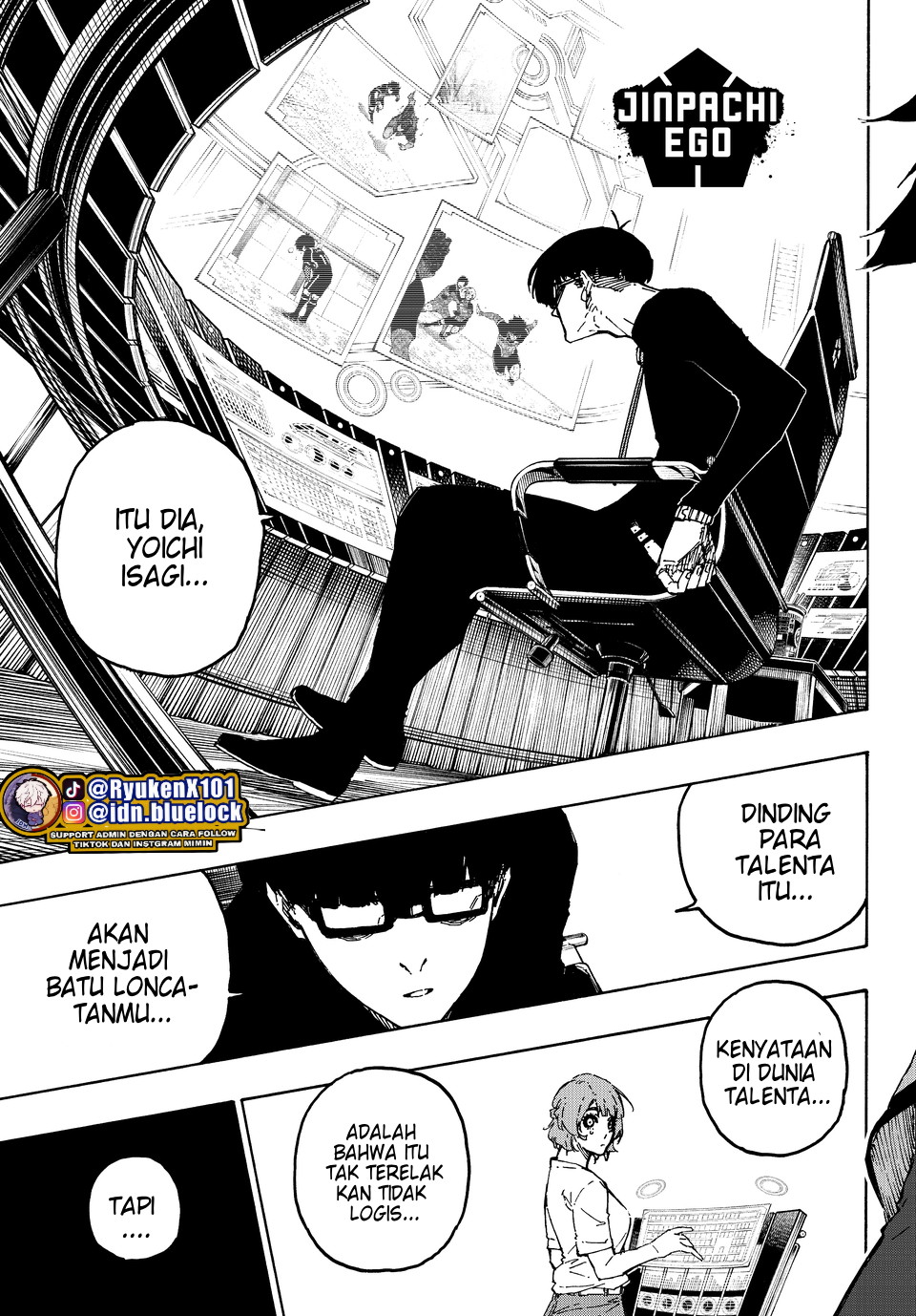 Blue Lock Chapter 280 - halaman 19