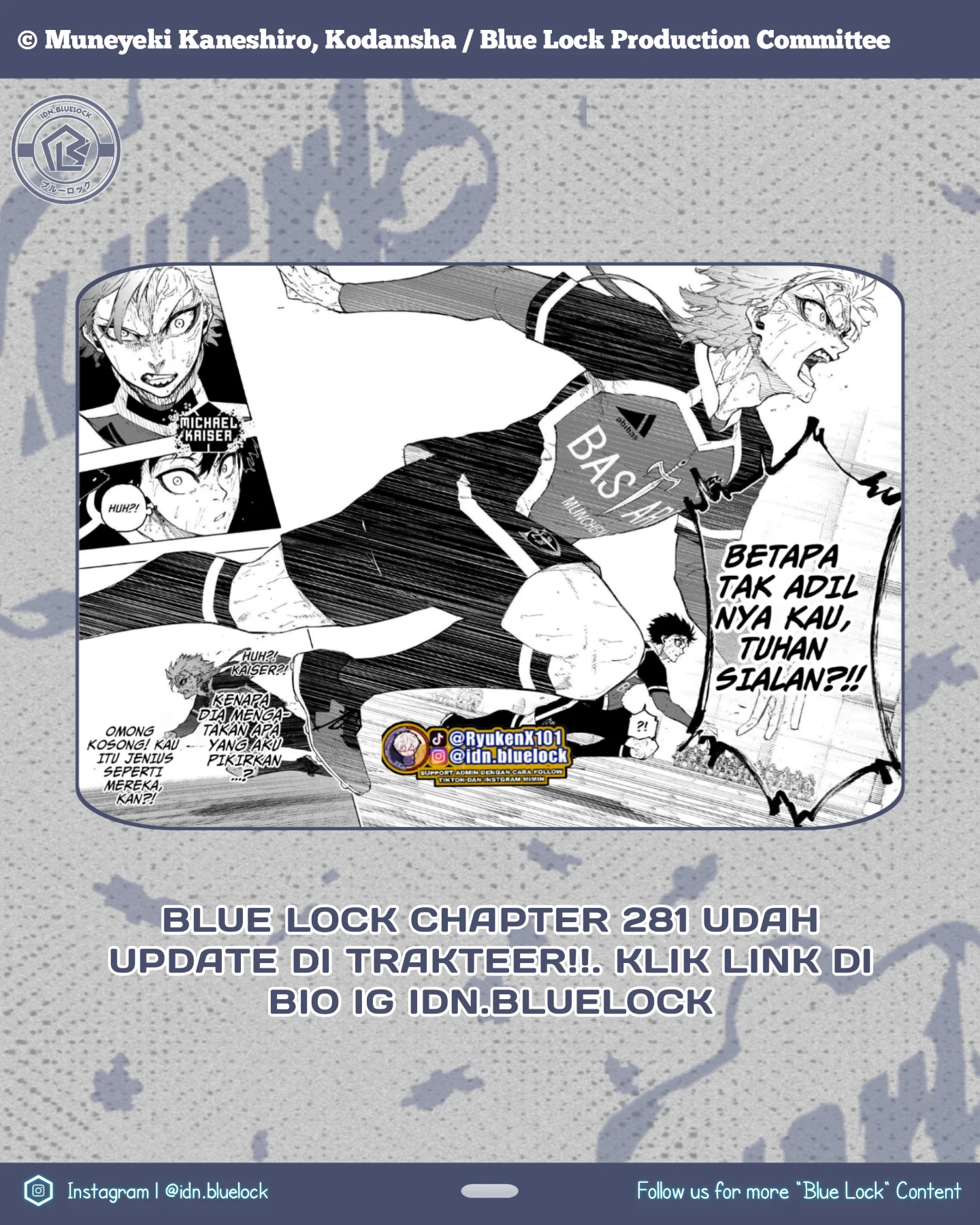 Blue Lock Chapter 280 - halaman 21