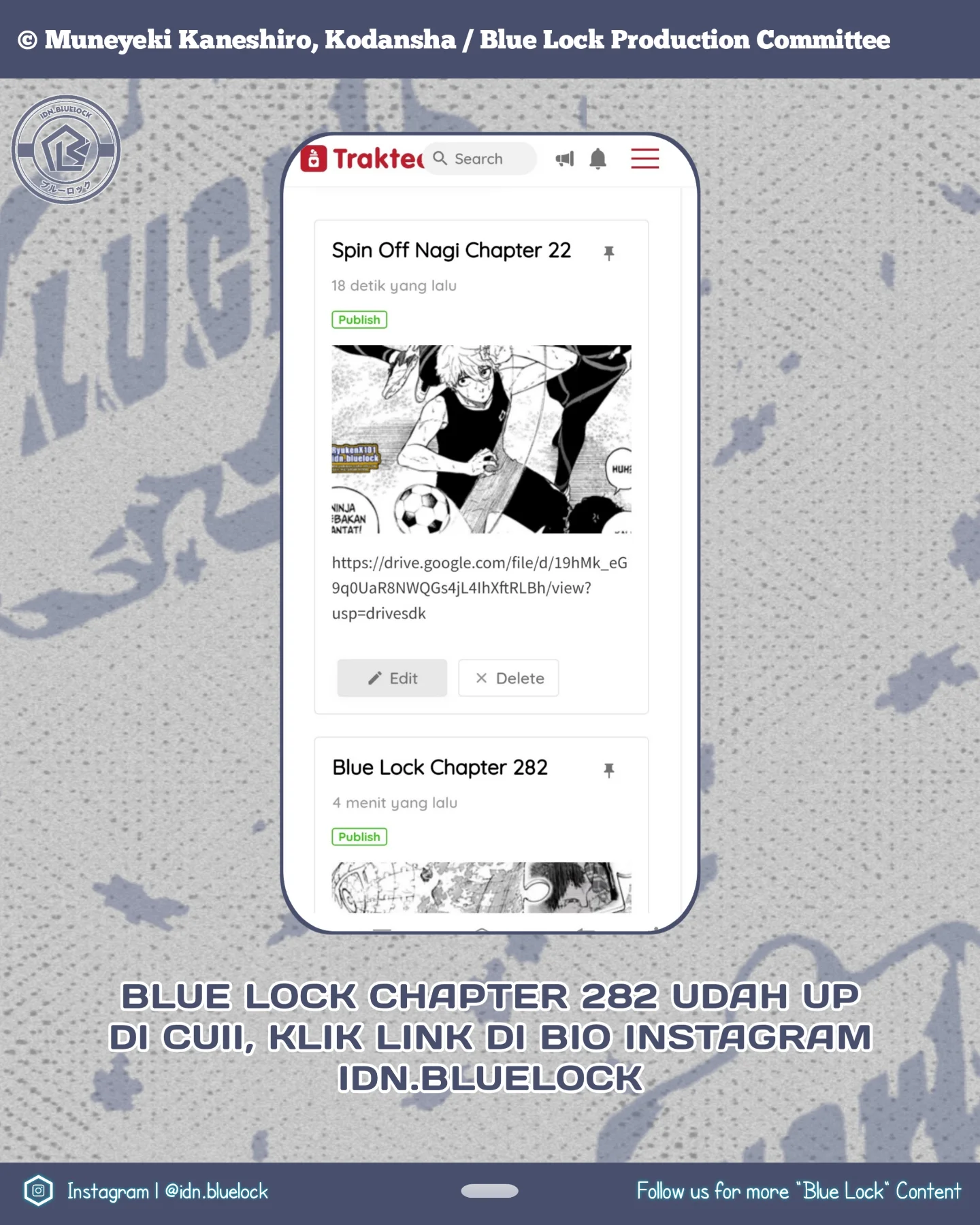 Blue Lock Chapter 281 - halaman 20