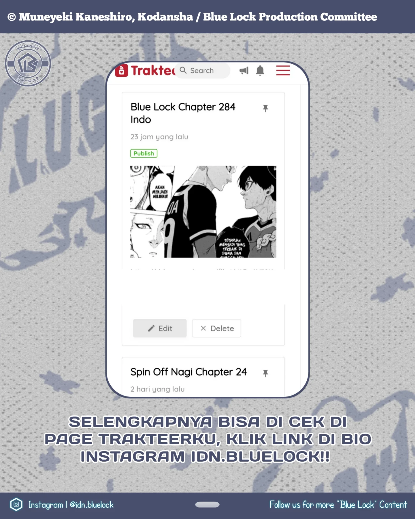 Blue Lock Chapter 282 - halaman 19