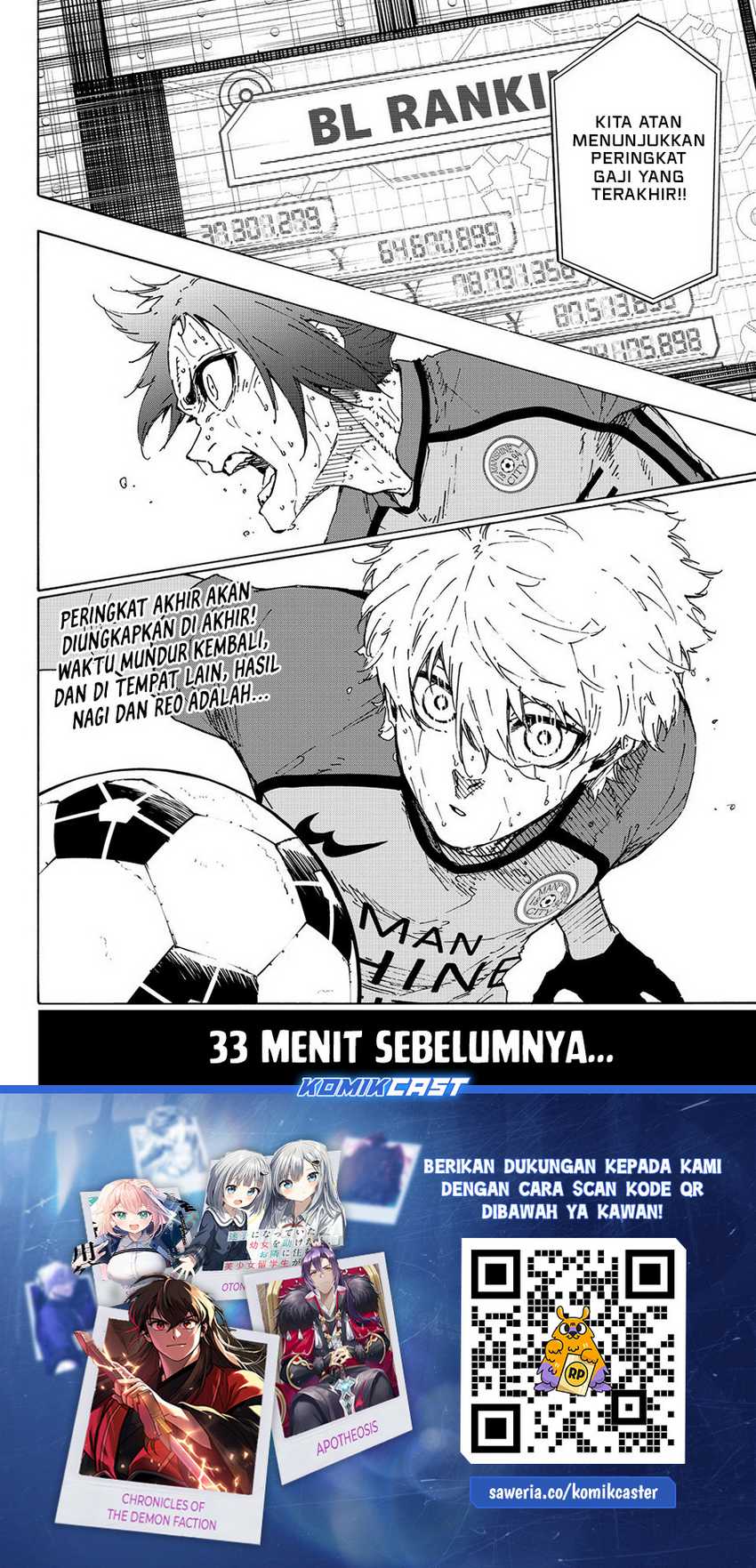 Blue Lock Chapter 294 - halaman 17