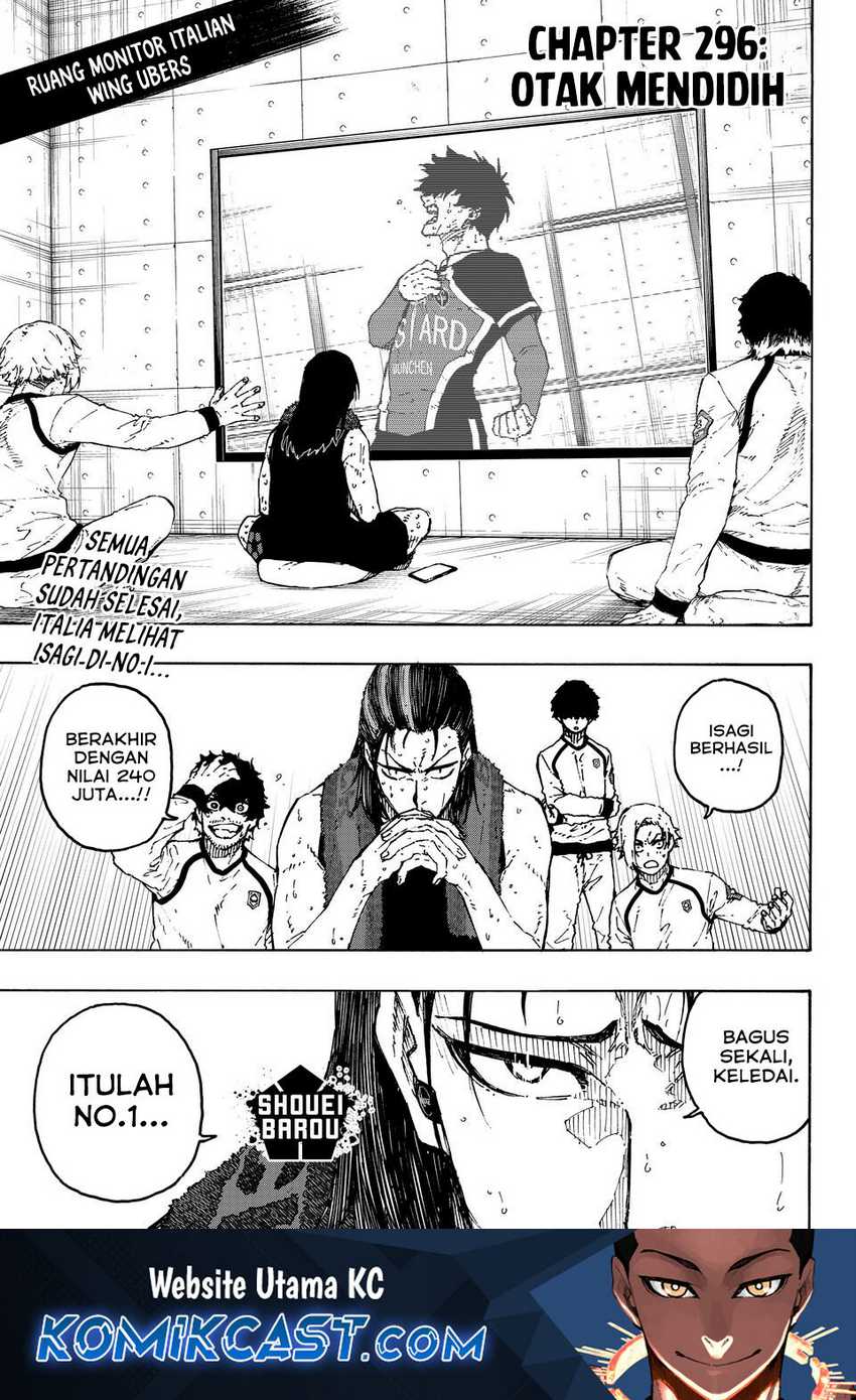 Blue Lock Chapter 296 - halaman 2