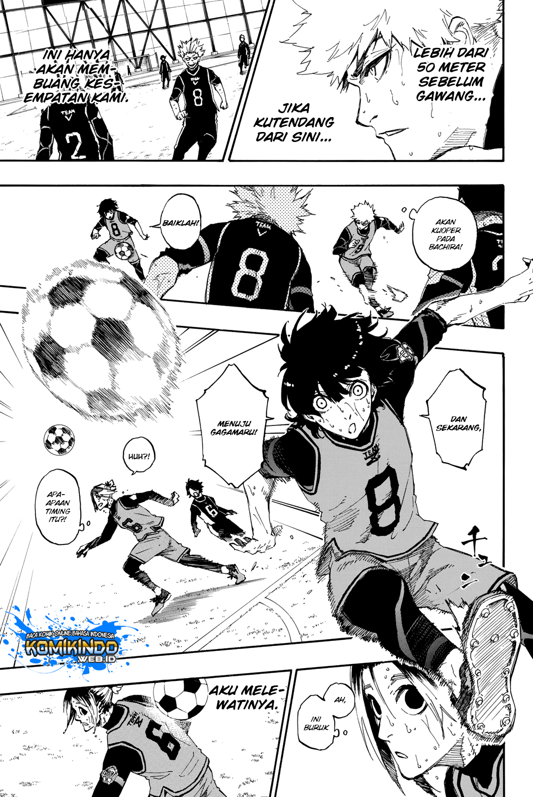 Blue Lock Chapter 30 - halaman 8