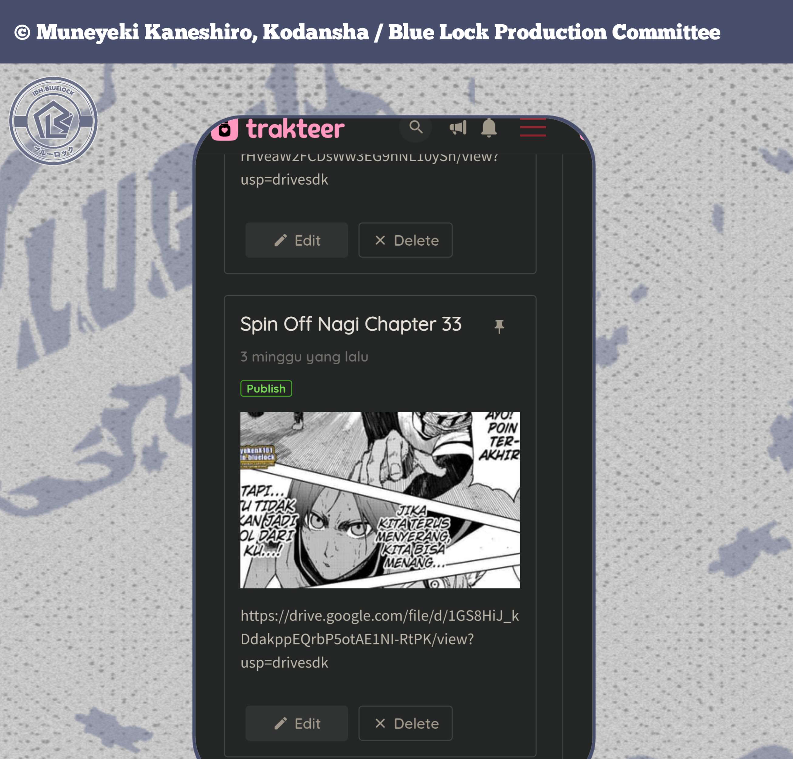 Blue Lock Chapter 301 - halaman 20