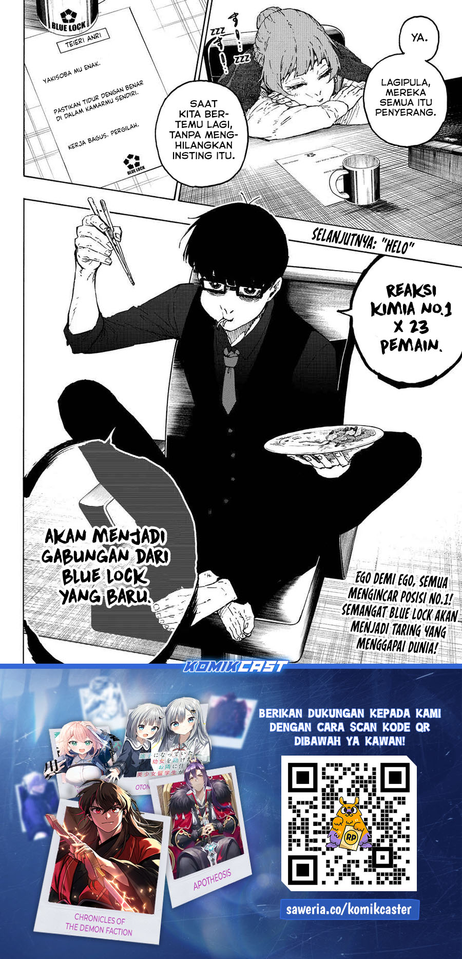 Blue Lock Chapter 305 - halaman 20
