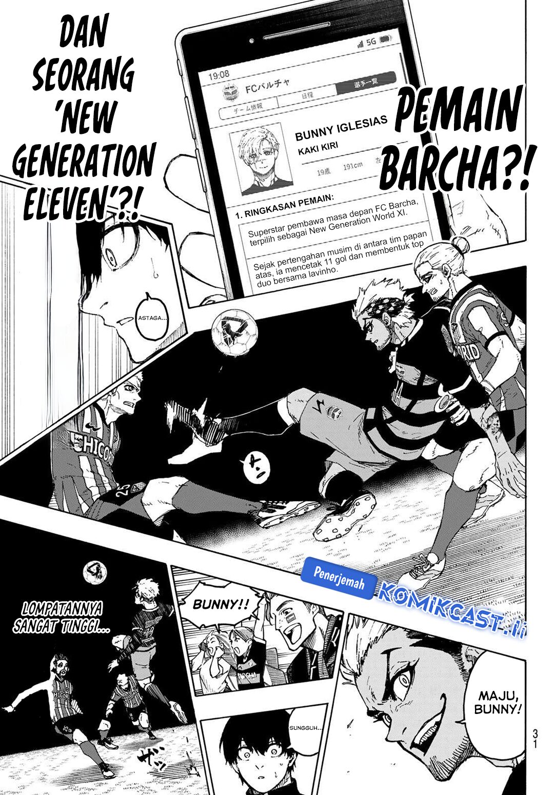 Blue Lock Chapter 307 - halaman 18