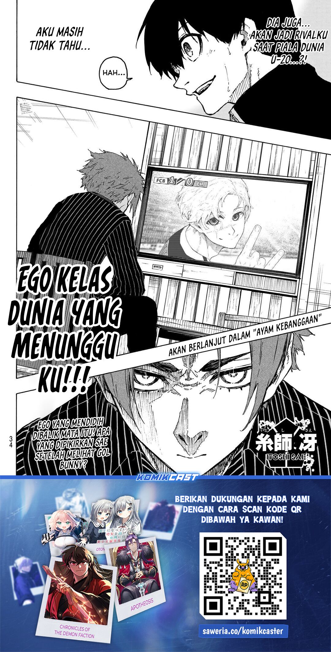 Blue Lock Chapter 307 - halaman 20
