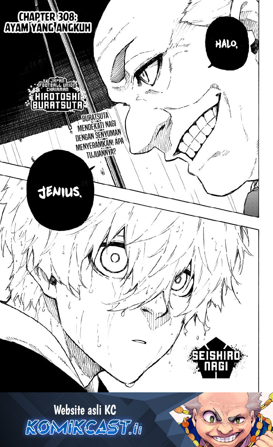Blue Lock Chapter 308 - halaman 1