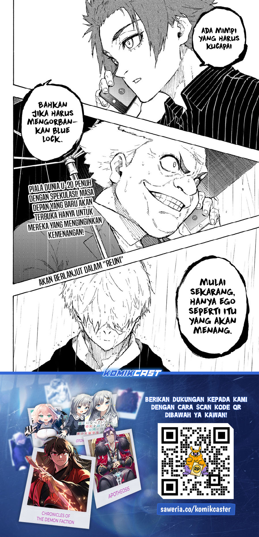 Blue Lock Chapter 308 - halaman 19