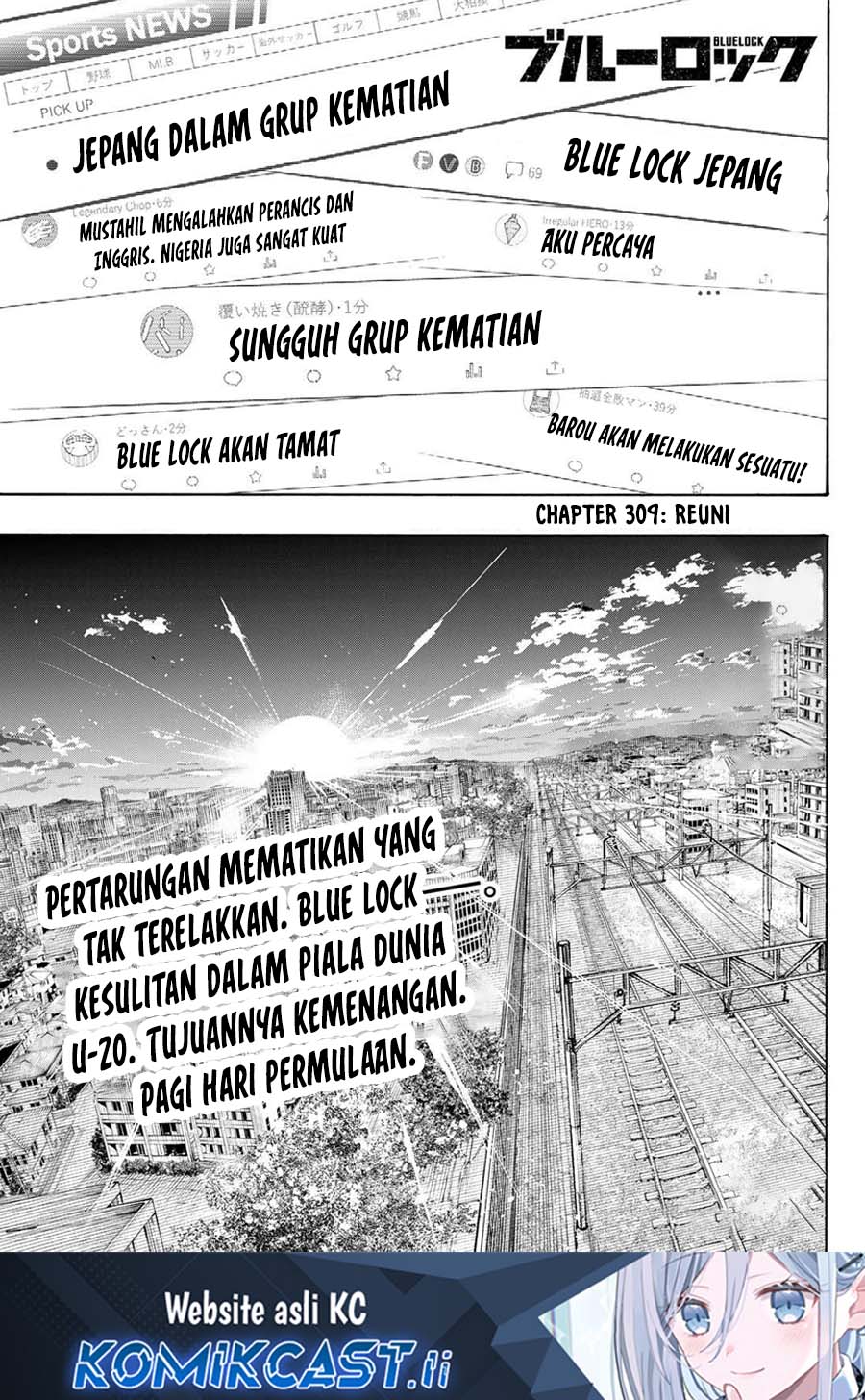 Blue Lock Chapter 309 - halaman 1