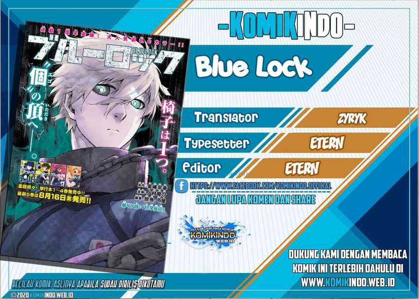 Blue Lock Chapter 31 - halaman 1