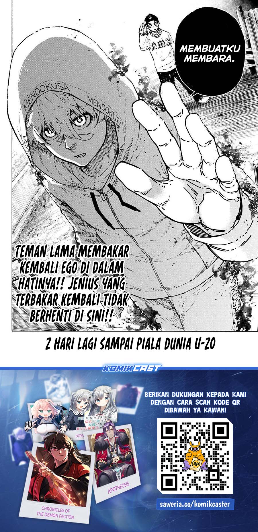 Blue Lock Chapter 310 - halaman 20