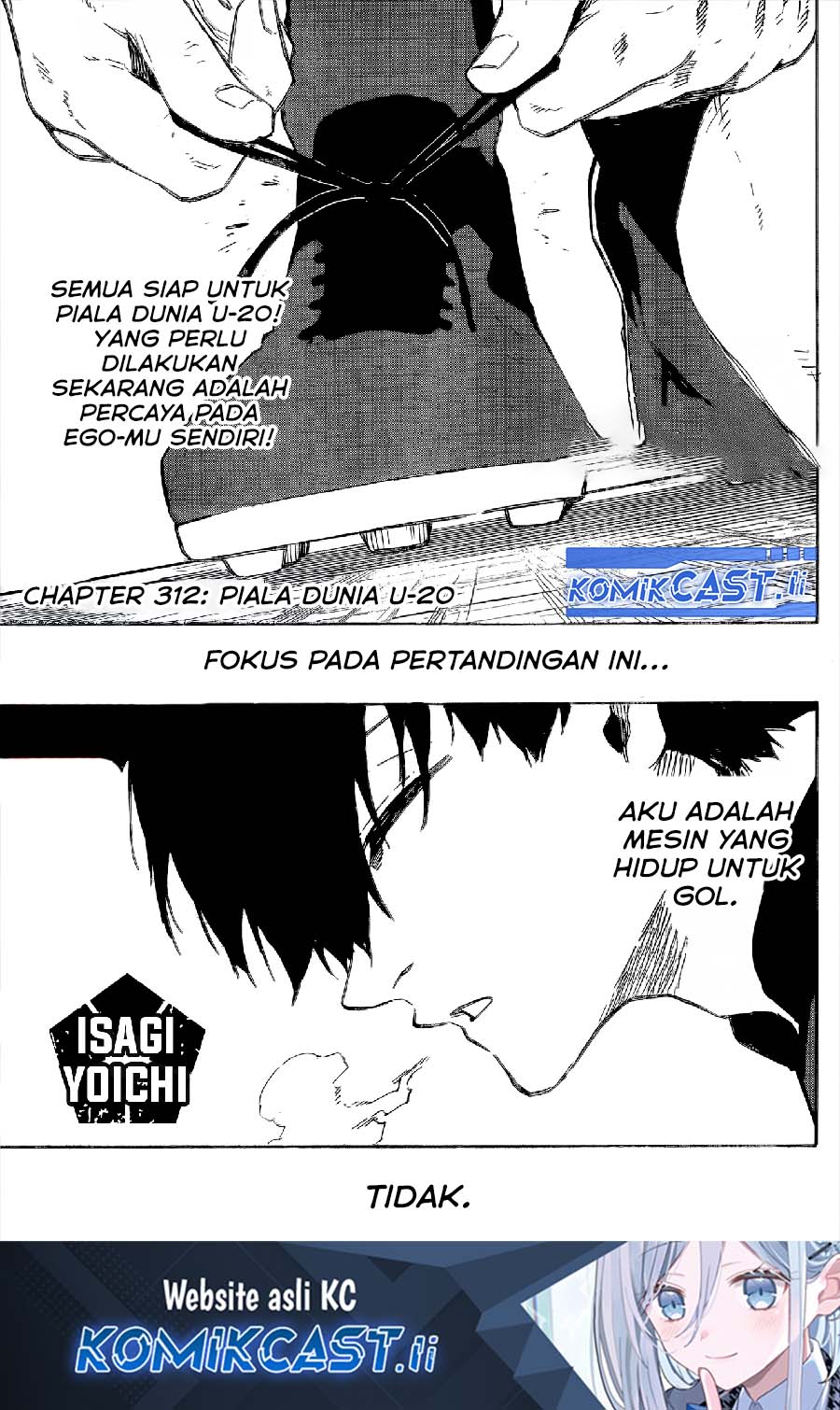 Blue Lock Chapter 312 - halaman 1