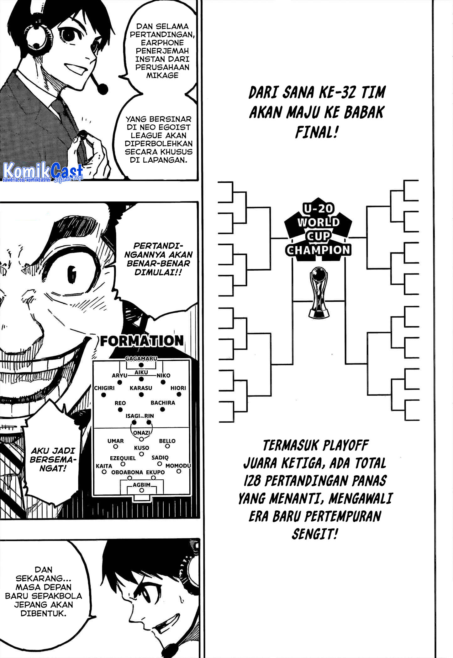 Blue Lock Chapter 313 - halaman 3