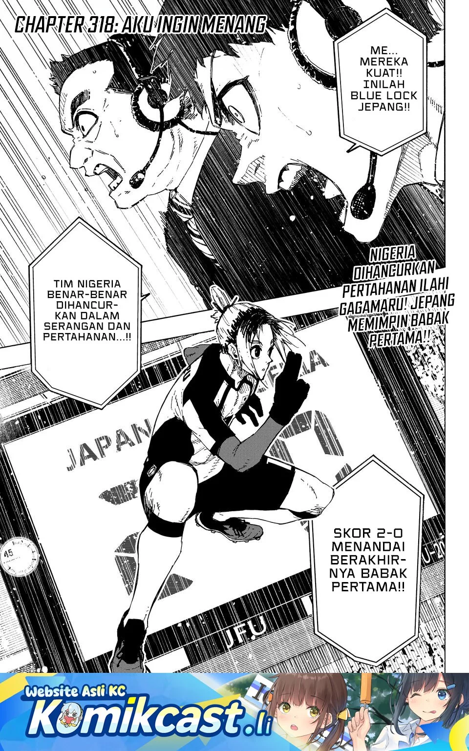 Blue Lock Chapter 318 - halaman 1