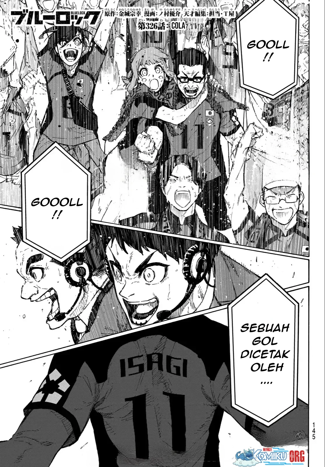 Blue Lock Chapter 326 - halaman 2