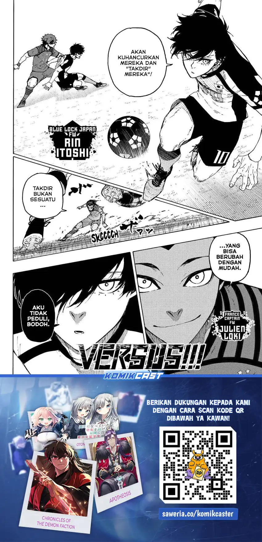 Blue Lock Chapter 332 - halaman 19