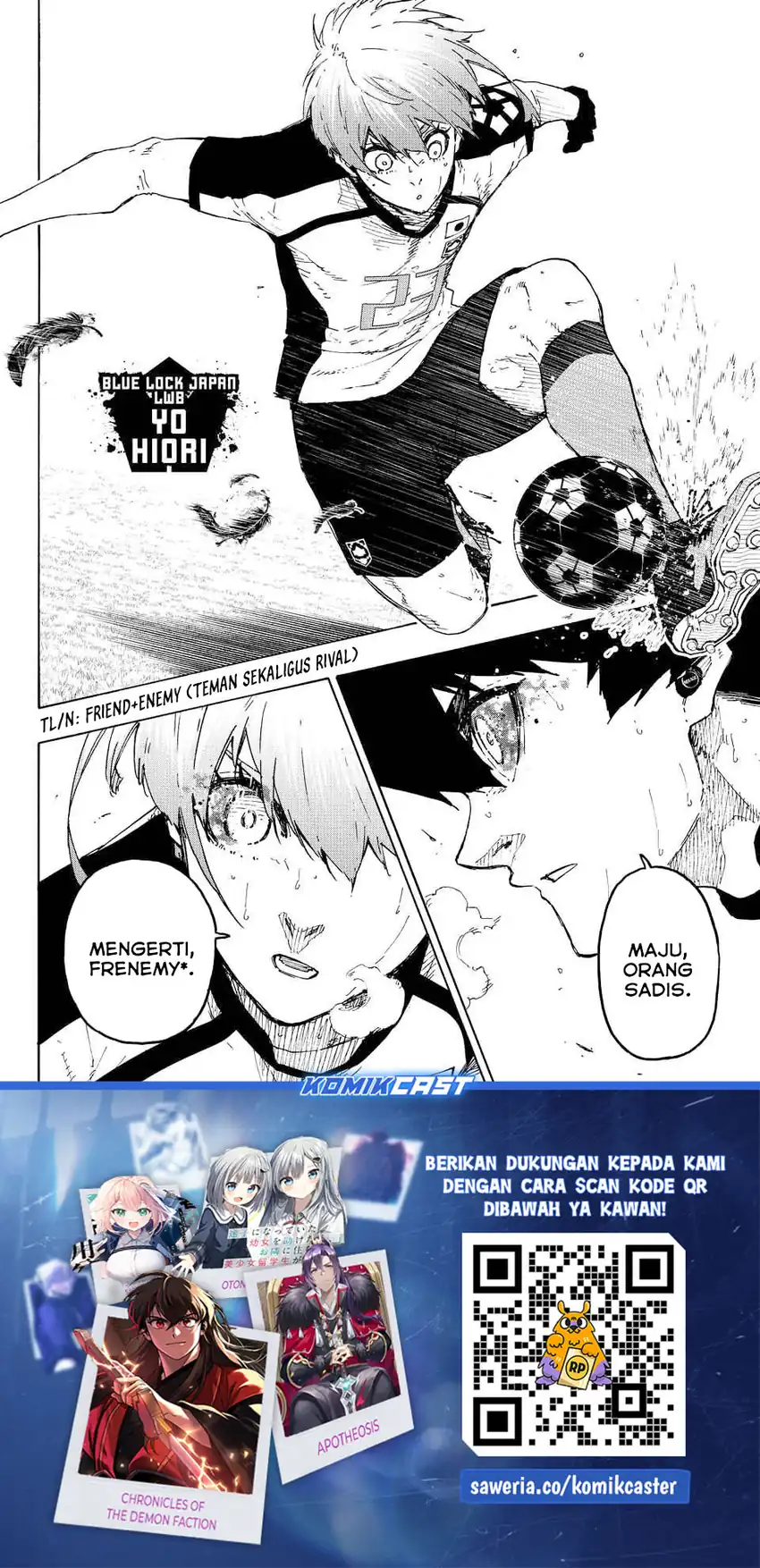 Blue Lock Chapter 335 - halaman 19