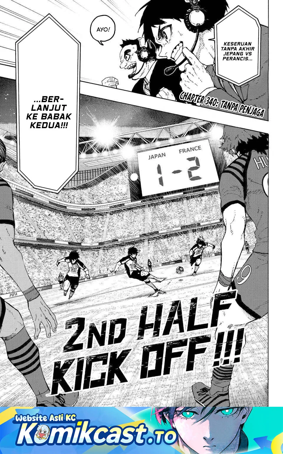 Blue Lock Chapter 340 - halaman 1