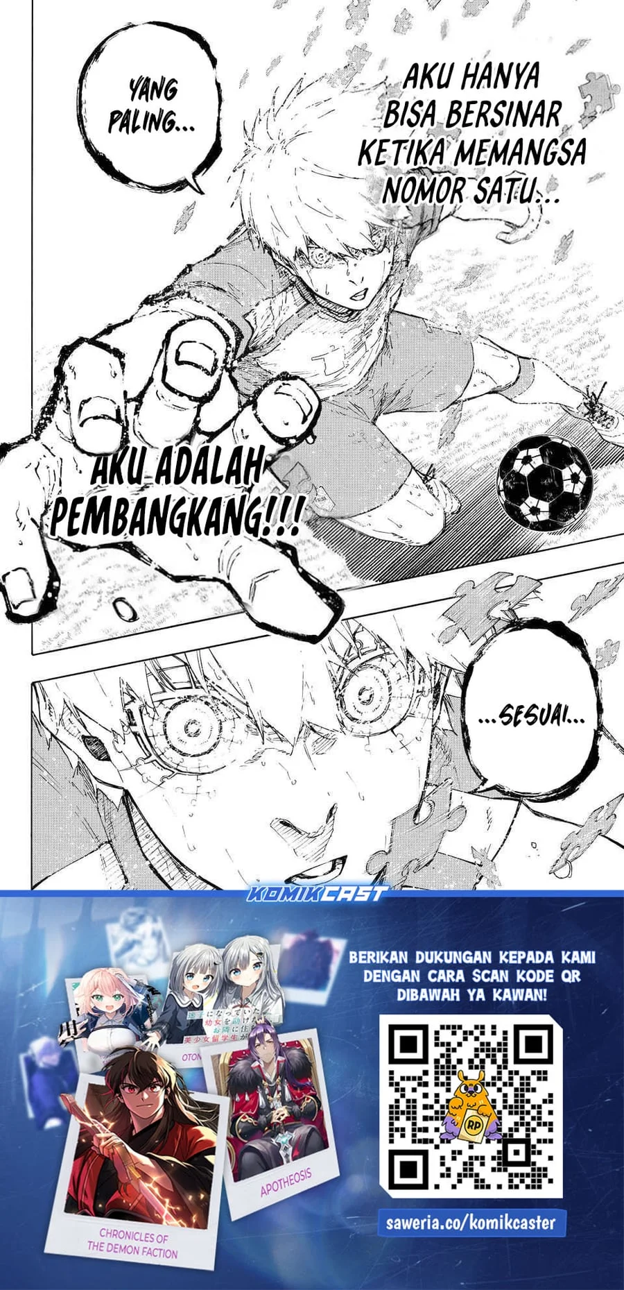 Blue Lock Chapter 344 - halaman 18