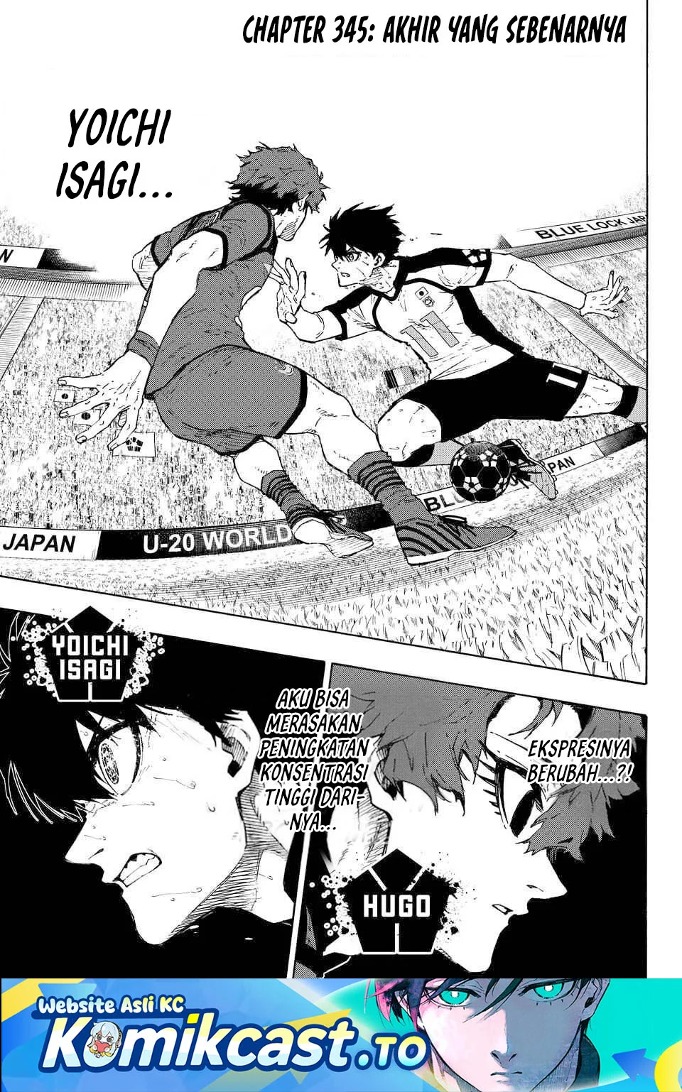 Blue Lock Chapter 345 - halaman 1