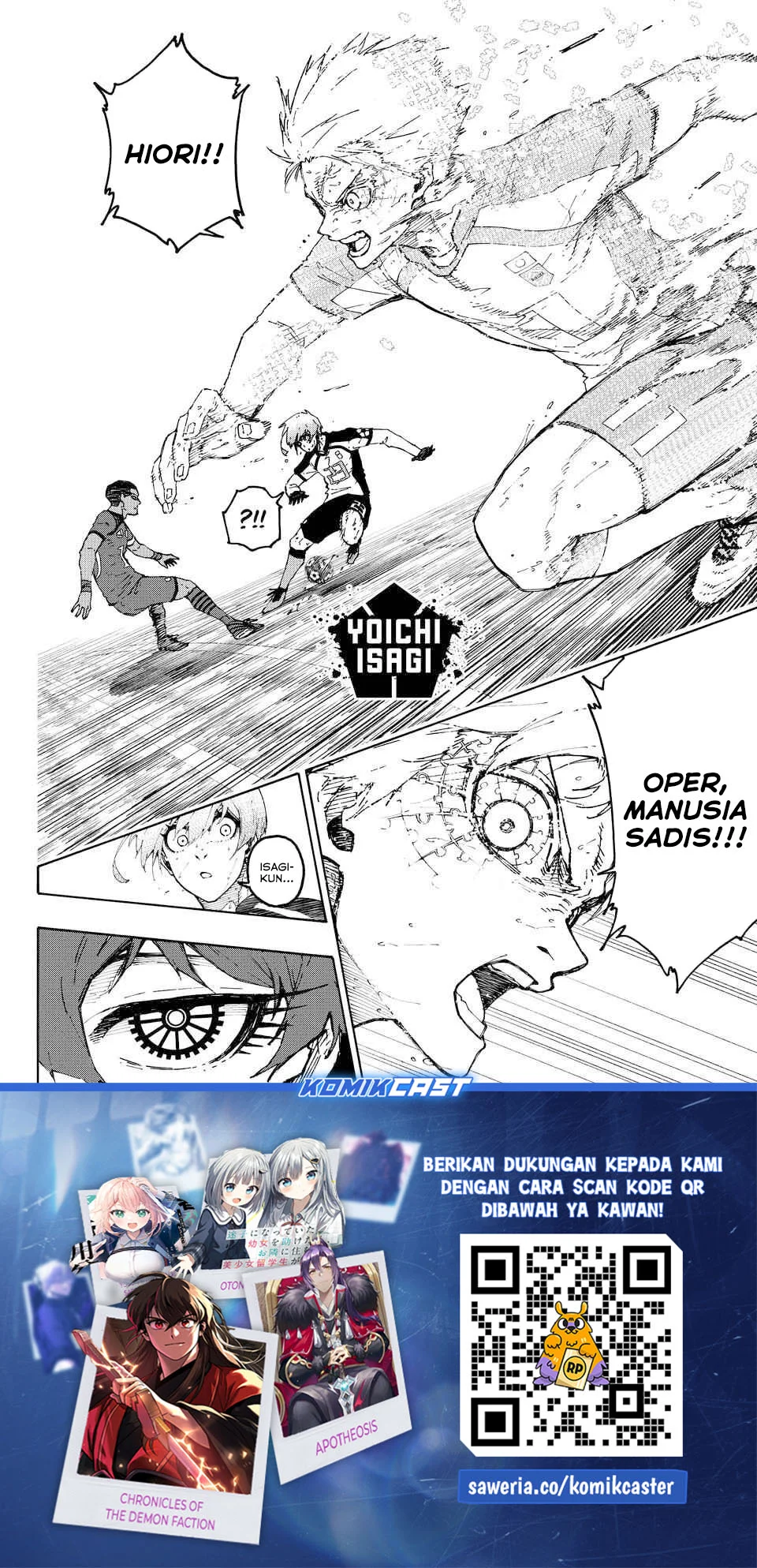 Blue Lock Chapter 345 - halaman 20