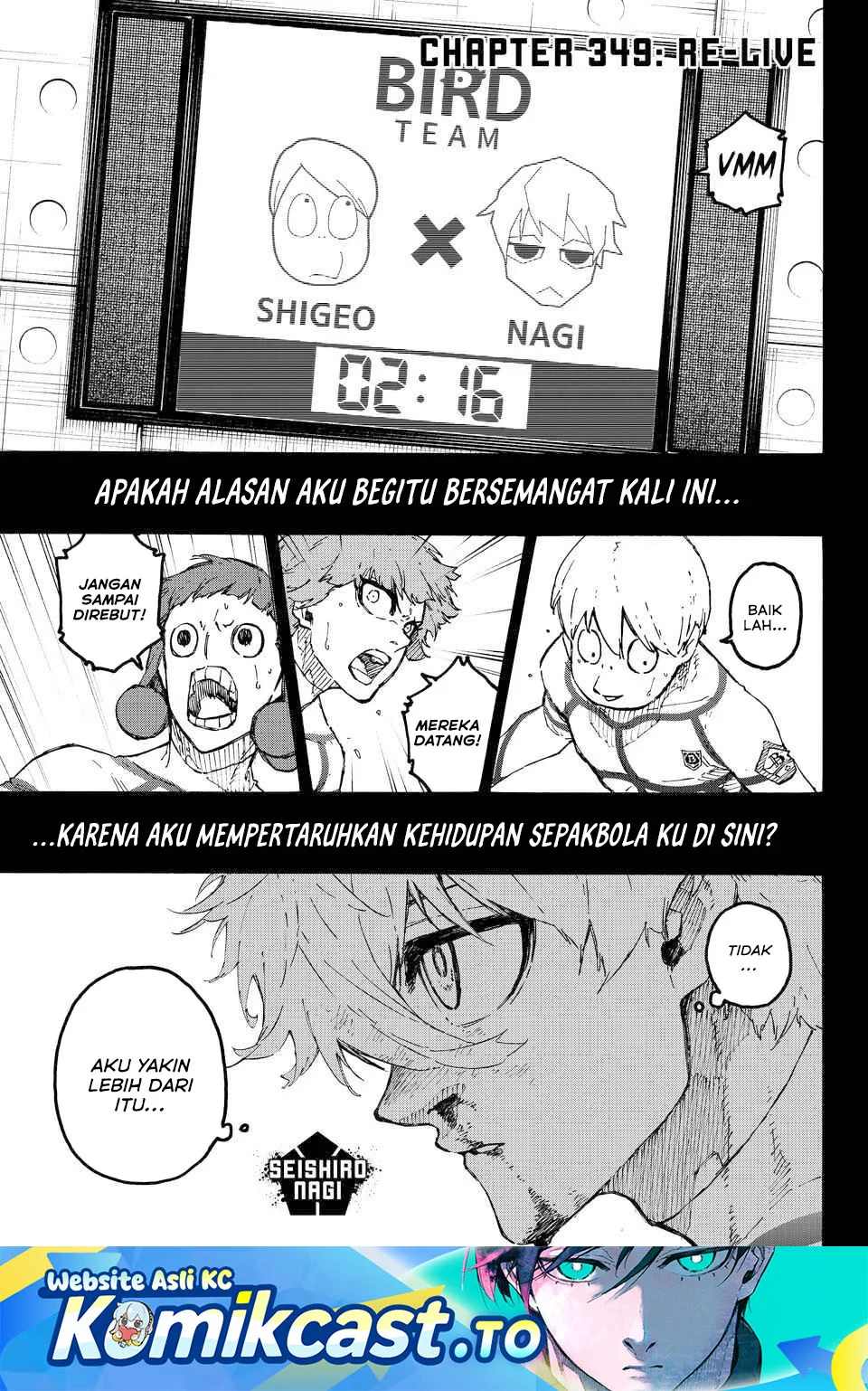 Blue Lock Chapter 349 - halaman 1