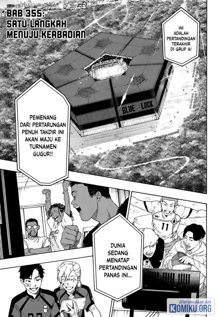 Blue Lock Chapter 355 - halaman 1