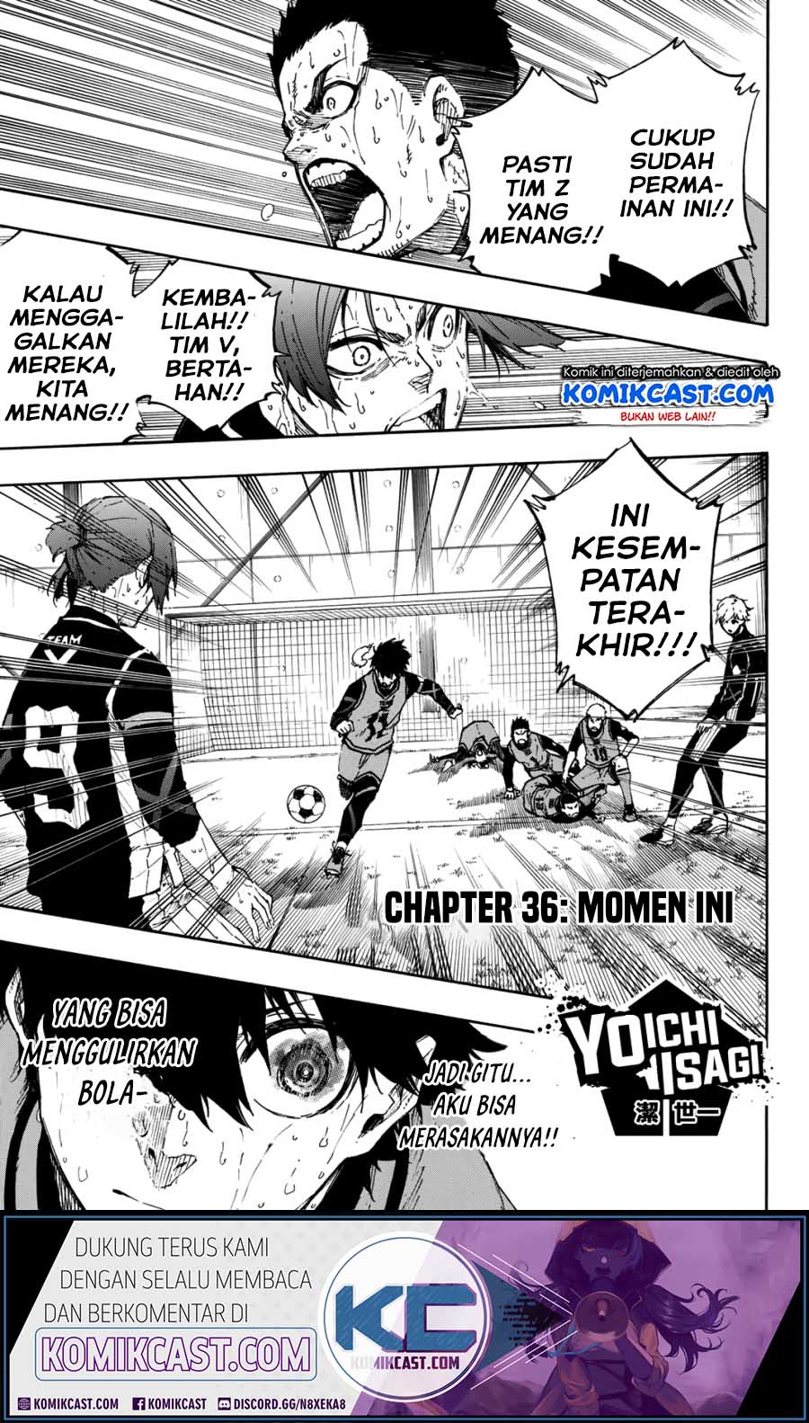 Blue Lock Chapter 36 - halaman 1