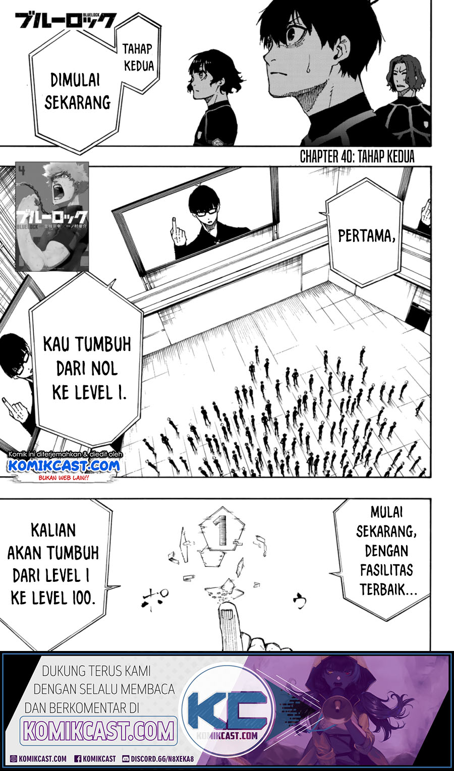 Blue Lock Chapter 40 - halaman 1