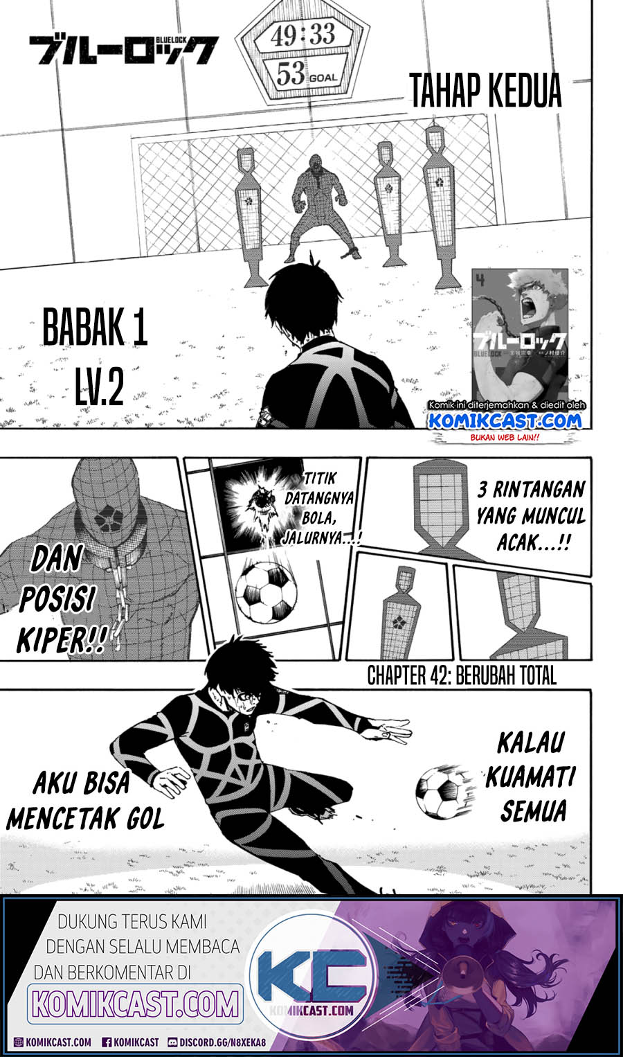 Blue Lock Chapter 42 - halaman 1