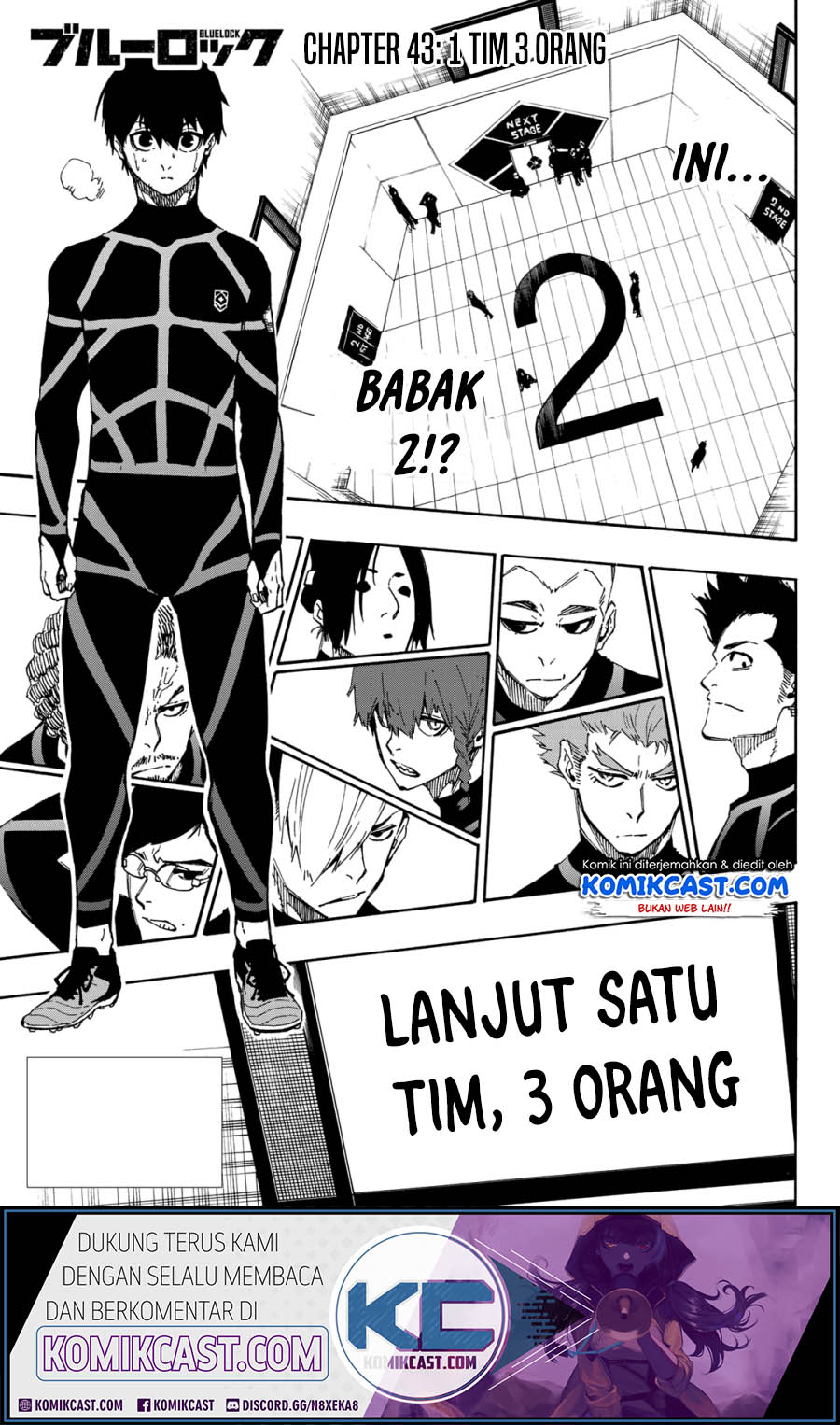 Blue Lock Chapter 43 - halaman 1