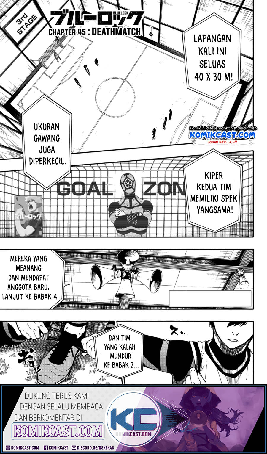 Blue Lock Chapter 45 - halaman 1