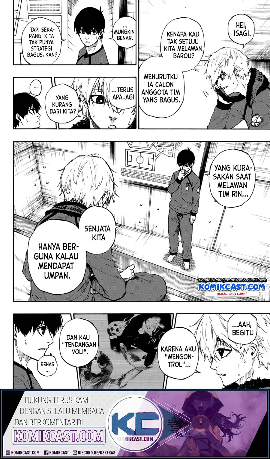 Blue Lock Chapter 50 - halaman 8