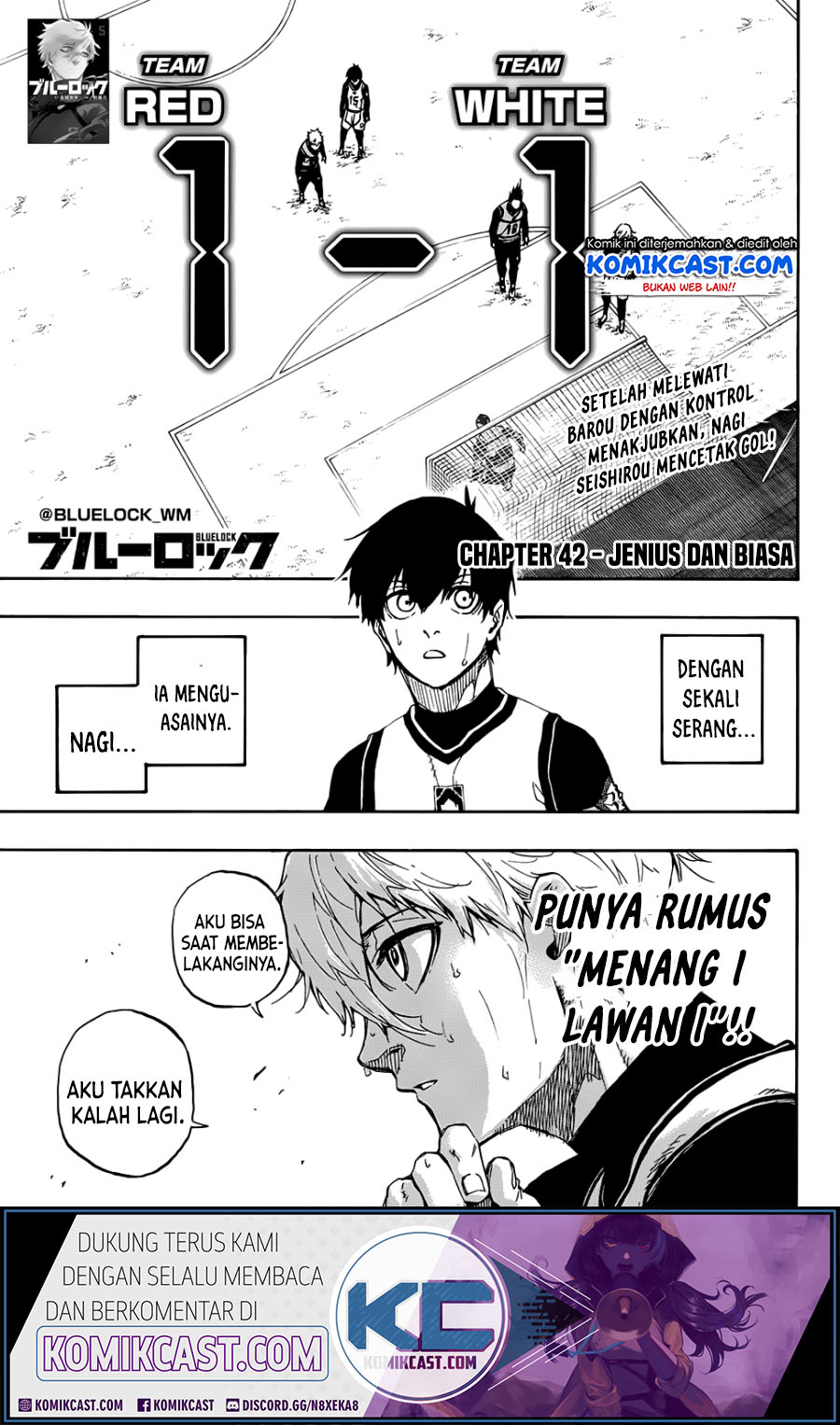 Blue Lock Chapter 52 - halaman 1