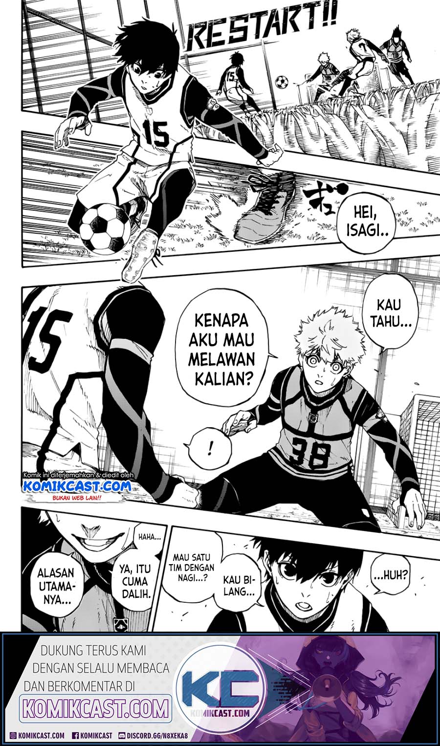 Blue Lock Chapter 52 - halaman 10