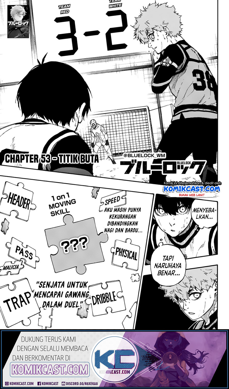 Blue Lock Chapter 53 - halaman 1