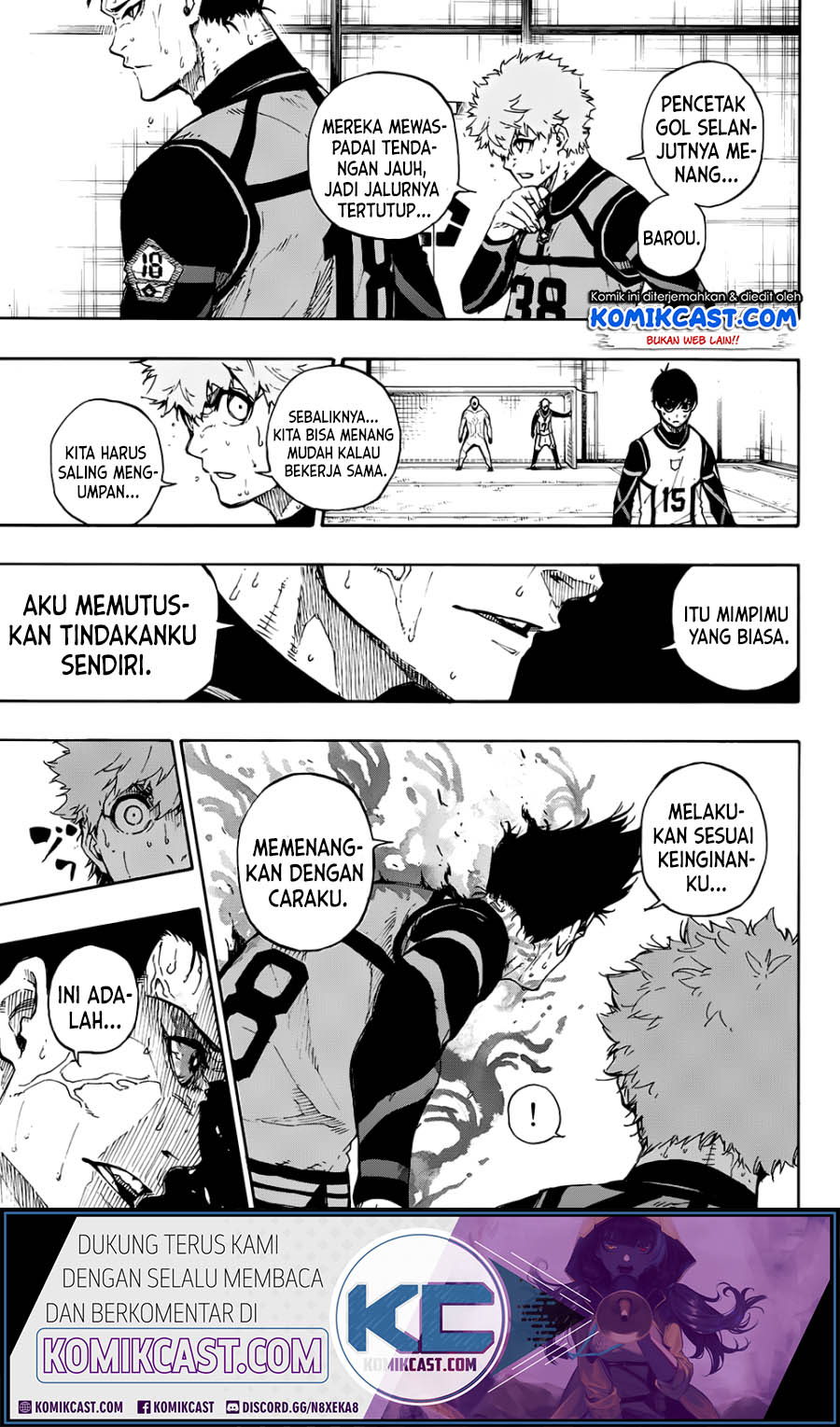 Blue Lock Chapter 54 - halaman 3
