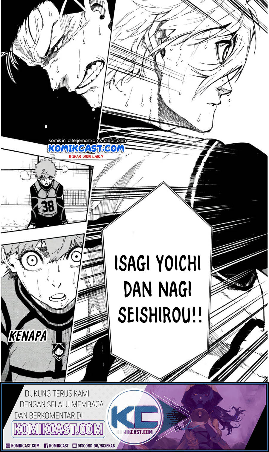 Blue Lock Chapter 55 - halaman 3