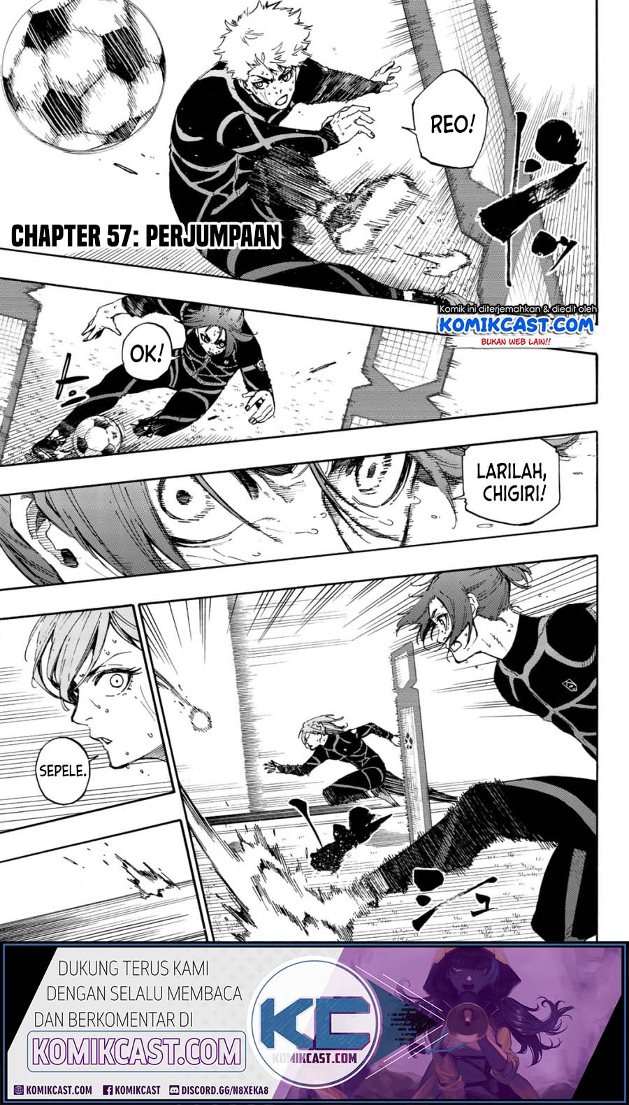 Blue Lock Chapter 57 - halaman 1